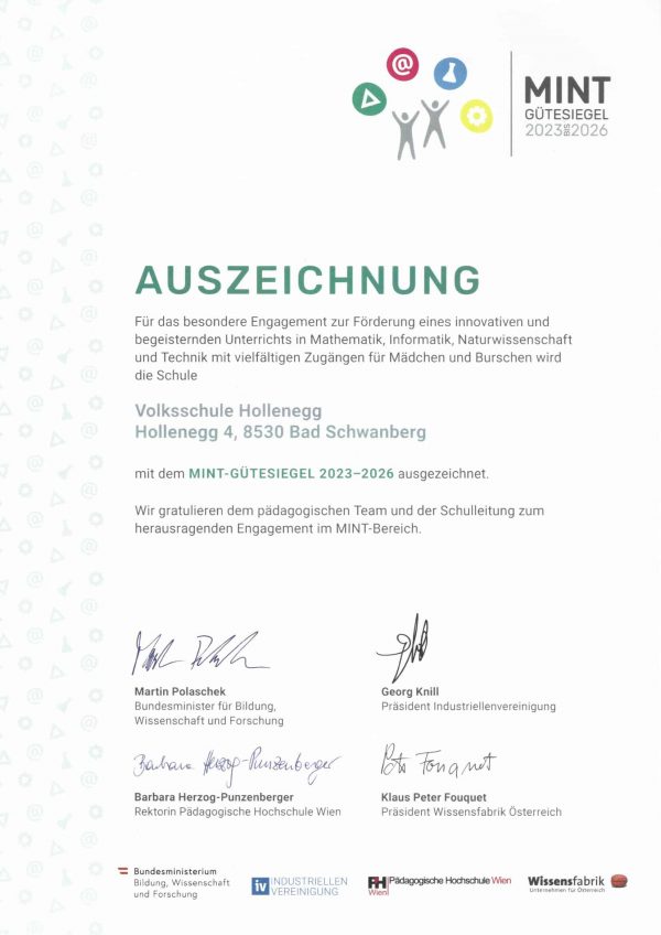 Auszeichnung